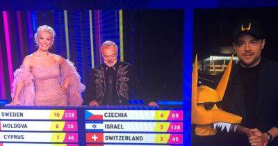 Eurovision fans confused as Ben Adams from A1 appears during show - www.manchestereveningnews.co.uk - Britain - Sweden - Manchester - Ukraine - Russia - Norway