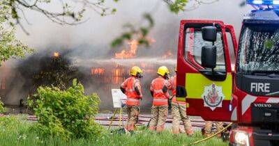 Fire brigade issue update on huge blaze which destroyed derelict social club - www.manchestereveningnews.co.uk - Manchester