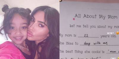 Chicago West's School Assignment Answer Proven Wrong By Her Mom Kim Kardashian In Funny Post - www.justjared.com - Chicago