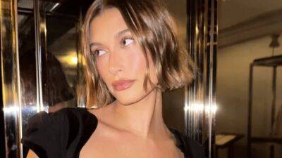 Hailey Bieber's Corseted Mugler Minidress Is All About the Details - www.glamour.com