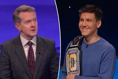 ‘Jeopardy’ host Ken Jennings ‘flirts’ with James Holzhauer on-air: ‘Keep it in your pants’ - nypost.com - Detroit - county Jennings