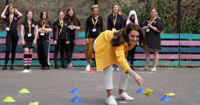 Kate Middleton beaten at bean-bag game by double Olympic champion Dame Kelly Holmes - www.ok.co.uk - county Bristol - county Bath