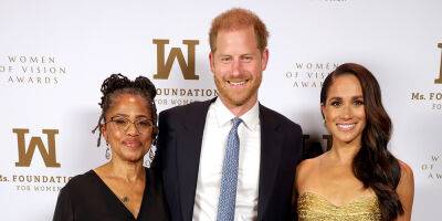 Meghan Markle Supported By Prince Harry & Mom Doria Ragland As She's Honored at Ms. Foundation Women of Vision Award 2023 - www.justjared.com - New York