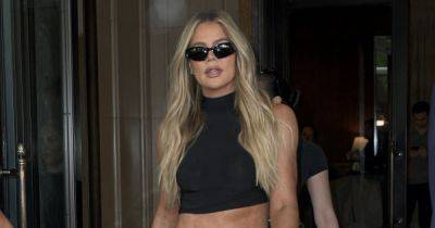Khloe Kardashian Draws Attention to Her Abs With Waist Beads and a Low-Rise Skirt in NYC - www.usmagazine.com - USA - New York