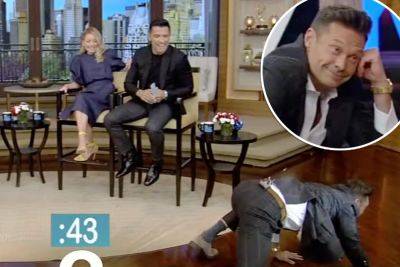 Ryan Seacrest crawls on set of ‘Live’ in first cameo since exit: ‘I’ve got all kinds of time’ - nypost.com - USA