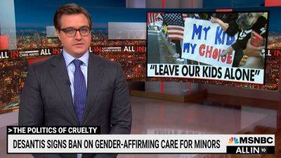 Chris Hayes Slams Florida Ban on Care for Trans Minors: ‘None of Your… Goddamn Business’ (Video) - thewrap.com - USA - Florida - city Tampa