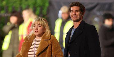 Florence Pugh Changes Up Her Look Again, Films 'We Live in Time' With Andrew Garfield While Wearing a Blonde Wig After Shaving Her Head for Met Gala - www.justjared.com - county Andrew - county Garfield