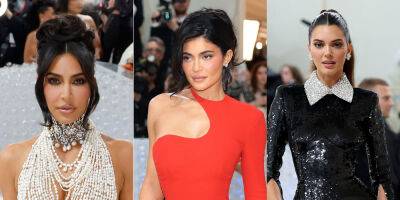 Kim Kardashian, Kylie & Kendall Jenner Hit the Met Gala 2023 Carpet - www.justjared.com - New York