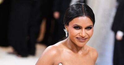 Mindy Kaling Shows Off Slim Figure in Shimmering Corset Gown on 2023 Met Gala Red Carpet - www.usmagazine.com - New York