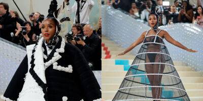 Janelle Monae's Thom Browne Outfit Transforms on the Met Gala 2023 Carpet - www.justjared.com - New York