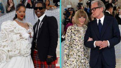 2023 Met Gala Couples: Rihanna & A$AP Rocky, Anna Wintour & Bill Nighy and More Stunning Pairs - www.etonline.com - New York