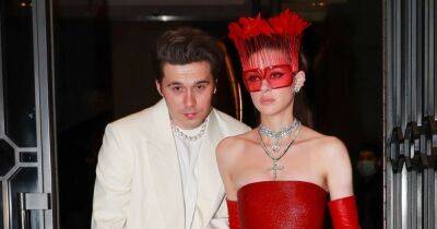 Brooklyn Beckham and wife Nicola prove they're so Hollywood in two Met Gala outfits each - www.ok.co.uk - New York