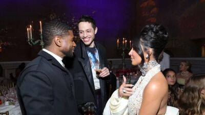 Kim Kardashian and Pete Davidson (Plus Usher) Had a Little Met Gala Reunion - www.glamour.com