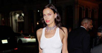 How Irina Shayk Broke One of Karl Lagerfeld’s Famous Fashion Rules at a Met Gala Afterparty - www.usmagazine.com