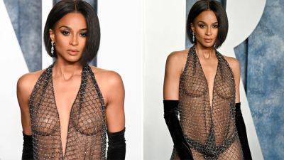 Ciara defends see-through Vanity Fair afterparty dress, claps back at critics - www.foxnews.com