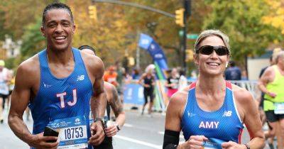 Amy Robach and T.J. Holmes Run Brooklyn Half Marathon Together: See Race-Day Photo - www.usmagazine.com - New York - USA - city Brooklyn
