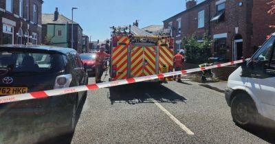 Homes evacuated after fire breaks out on terraced street - www.manchestereveningnews.co.uk - Manchester