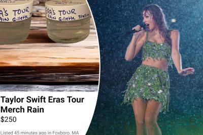 Taylor Swift fans selling rain from Foxborough show for $250 - nypost.com - USA