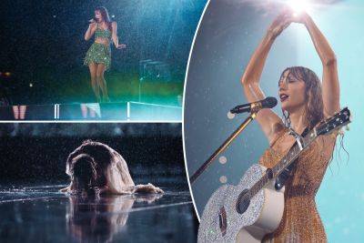 Taylor Swift gets drenched by downpour at ‘Eras’ show: ‘Is this going to work?’ - nypost.com - Taylor - state Massachusets - Nashville - county Swift - Boston