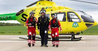 Perth-based Scotland’s Charity Air Ambulance (SCAA) marks 10 years of life-saving service - www.dailyrecord.co.uk - Scotland