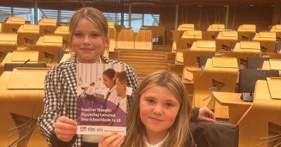 Irvine pupils leave letters on First Minister's desk urging support for free meals - www.dailyrecord.co.uk - Britain - Scotland - Centre