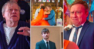 Coronation Street pictures reveal Roy says goodbye, wedding tragedy & trial outcome - www.msn.com - Jordan - Charlotte, Jordan