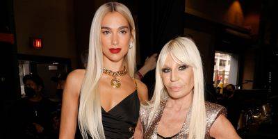 Dua Lipa Co-Designs First Collection With Donatella Versace - www.justjared.com - Italy