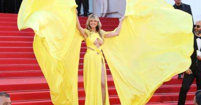 Heidi Klum Suffers Nip Slip at the 2023 Cannes Film Festival in Daring Yellow Gown: Photos - www.usmagazine.com - Germany
