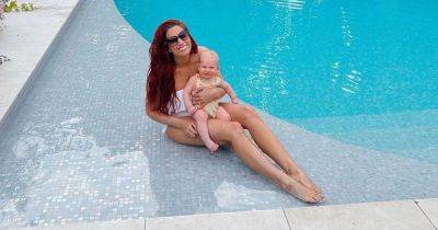 Stacey Solomon's kids enjoy 'first swim of the year' in her huge outdoor pool - www.ok.co.uk