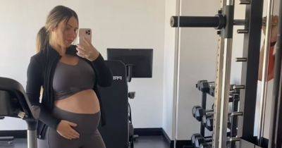 Holly Hagan unveils home gym transformation as she displays bare bump - www.ok.co.uk