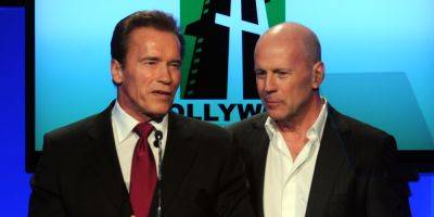 Arnold Schwarzenegger Reacts to Bruce Willis Retirement News - www.justjared.com