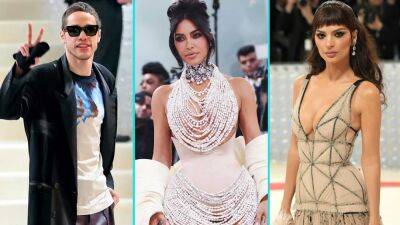 Kim Kardashian, Pete Davidson and More: Recapping All the Exes at the 2023 Met Gala - www.etonline.com - New York