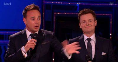 Ant McPartlin seen with swollen and cut face after nasty fall on stage during live BGT - www.ok.co.uk - Britain - London