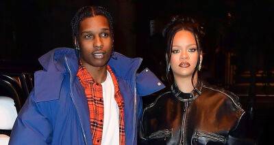 Pregnant Rihanna Wears Full Leather Look on Date Night with A$AP Rocky - www.justjared.com - New York - Italy
