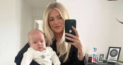 Lucy Fallon shares candid snap and details struggle as a new mum after opening up about birth - www.msn.com - Manchester