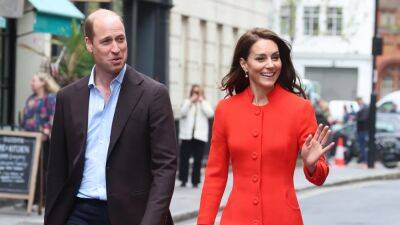 Kate Middleton Was Hard to Miss in a Scarlet Red Coat - www.glamour.com - Britain