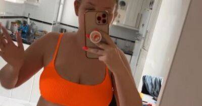 Amy Hart confidently poses in bikini after giving birth to son: 'This body grew a baby' - www.ok.co.uk