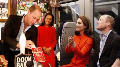 Prince William, Kate Middleton make first official coronation week appearance as they ride the Tube to a pub - www.foxnews.com