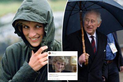 Princess Diana coronation weather report tweet goes viral amid rain prediction - nypost.com