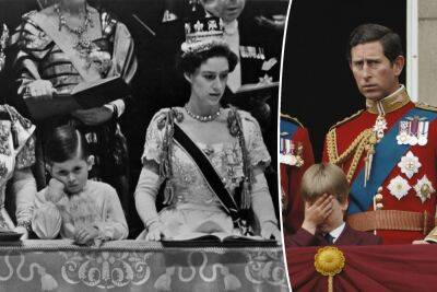 Prince Charles bored at Queen Elizabeth’s 1953 coronation — like his kids, grandkids - nypost.com - Britain - county King George