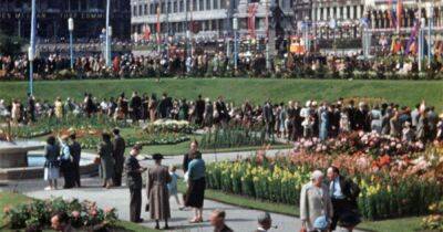 'Never seen before' footage of Piccadilly Gardens and Manchester is window to a 'bygone era' - www.manchestereveningnews.co.uk - county Hall - Manchester - county Garden - county King George