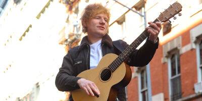 Ed Sheeran Hops on a Car With His Guitar to Perform for Fans in NYC After Big Win in Court - www.justjared.com - New York