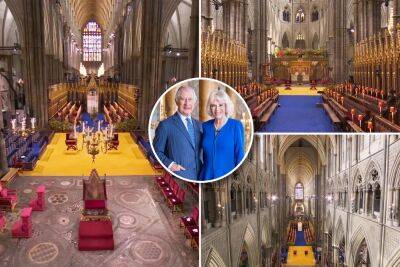 Royals give peek inside Westminster Abbey ahead of King Charles’ coronation - nypost.com - Britain - county Windsor