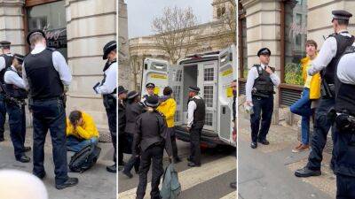 Coronation Protesters Arrested Amid Peaceful Trafalgar Square Demonstration Against King Charles - deadline.com - Britain