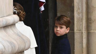 Prince Louis Attends King Charles III's Coronation After Missing the Funeral of Queen Elizabeth II - www.etonline.com