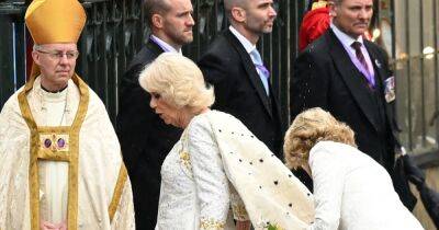 Queen Camilla Is Elegant at King Charles III’s Coronation: See All of Her Looks - www.usmagazine.com - county King George - city Lahore