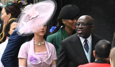 Katy Perry Wears Large Pink Hat to King Charles' Coronation, Attends Alongside British Vogue's Edward Enninful - www.justjared.com - Britain - London - USA