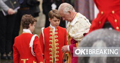 Prince George's biggest role yet: future king carries King Charles' robes - www.ok.co.uk - county Charles