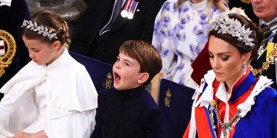 Prince Louis' Coronation Photos Go Viral as He's Seen Yawning During Ceremony - www.justjared.com