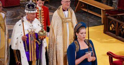 Penny Mordaunt labelled 'Coronation's Pippa Middleton' as she holds giant sword - www.ok.co.uk